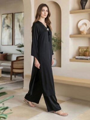 2 Piece Silk Suit
